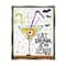 Stupell Industries Eat Drink & Be Scary Halloween Framed Floater Canvas Wall Art